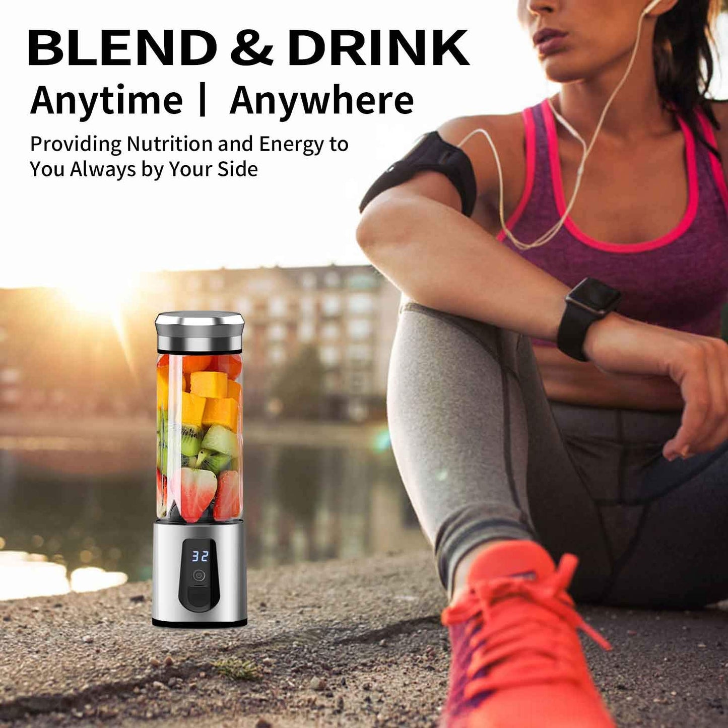 JuiceUp N Go-Portable Juicer And Smoothie Blender